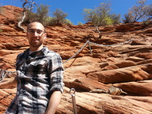 Angels Landing at Zion National Park, cross country road trip