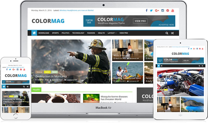 ColorMag Free WordPress Magazine Theme