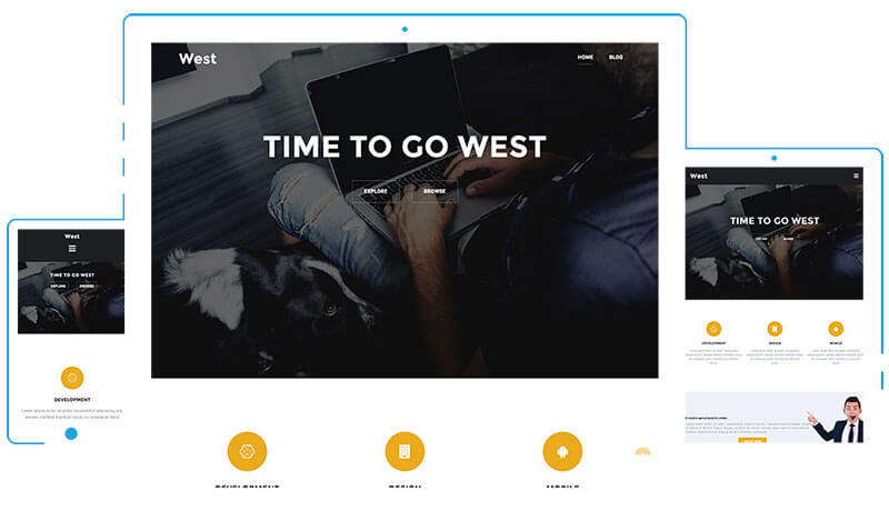 west-free-one-page-wordpress-theme